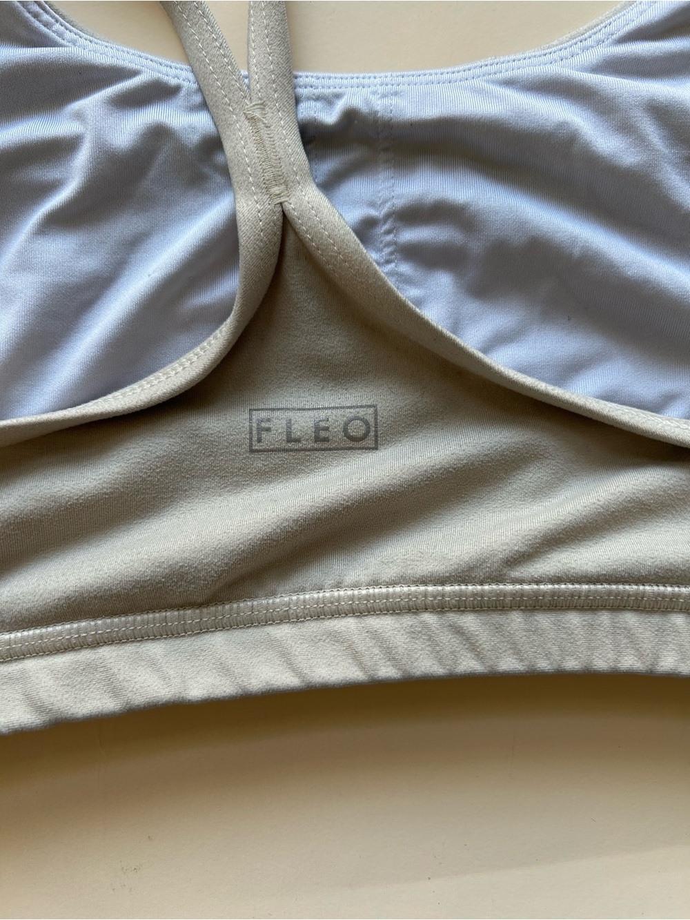 Fleo green Racerback Sports Bra size L - Picture 4 of 7